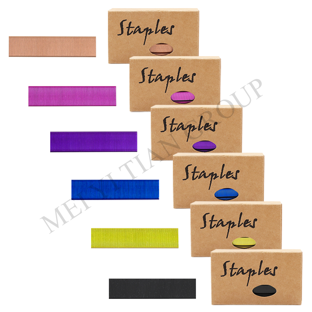 6 상자 다채로운 스테이플 표준 스테이플러 스테이플 리필 26/6 크기 5700 스테이플 Office 학교 문구 용품에 대 한